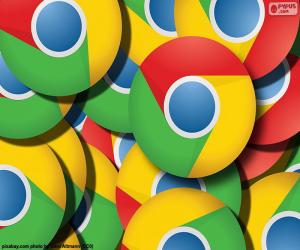 Puzzle Λογότυπο του Google Chrome